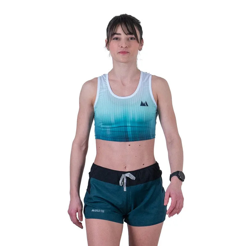 Crop Top Race Teal